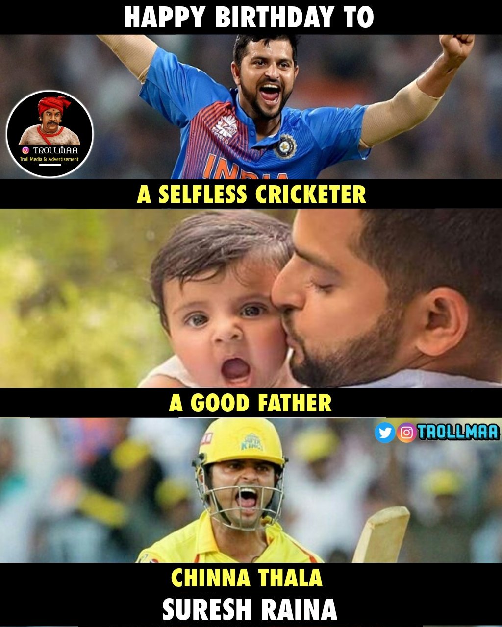 Happy Birthday Suresh Raina     