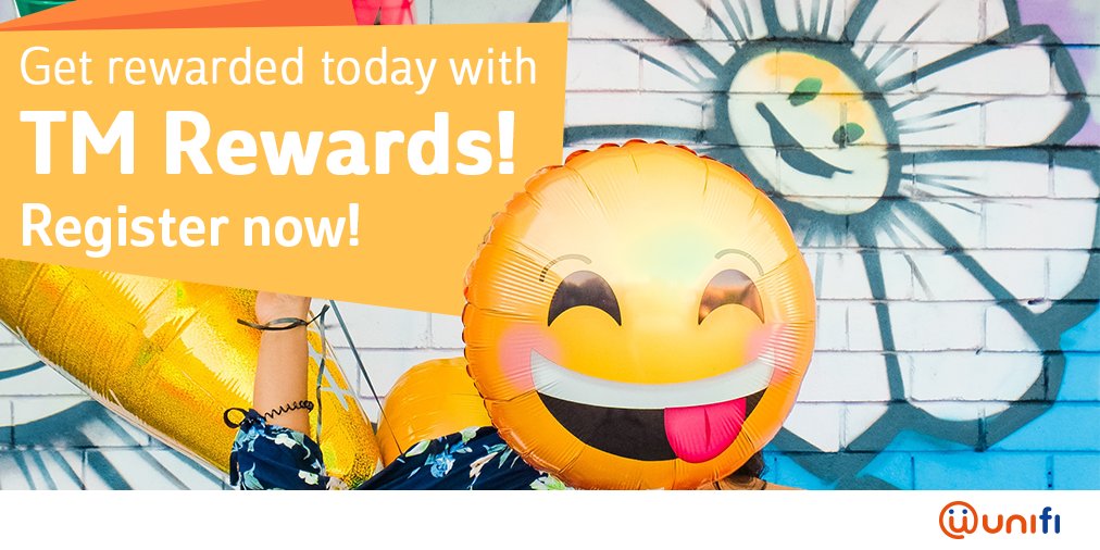 unifi's tweet photo. #TMTips: If you're a TM customer, all you have to do is register for a #TMRewards account to start treating yourself with awesome rewards! 🎁✨

Sign up now: https://t.co/mbi8QyMYfn https://t.co/hW5UCa5hjK