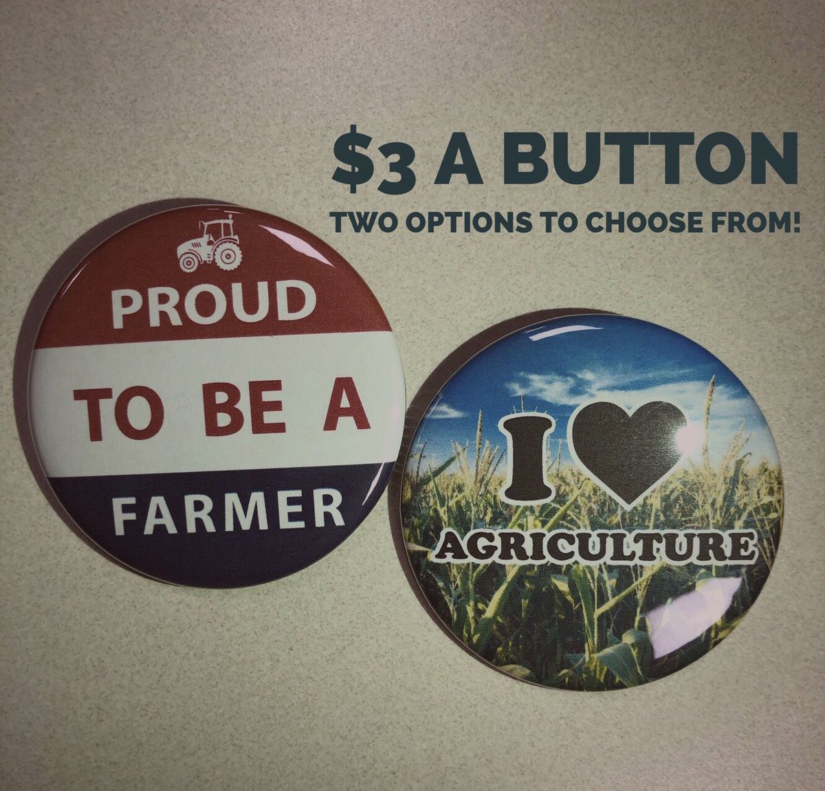 For our end of the semester fundraiser, we are selling buttons! Pictured below is our two options available. Both buttons are $3 a piece. If you are interested, get in contact with one of our sisters!