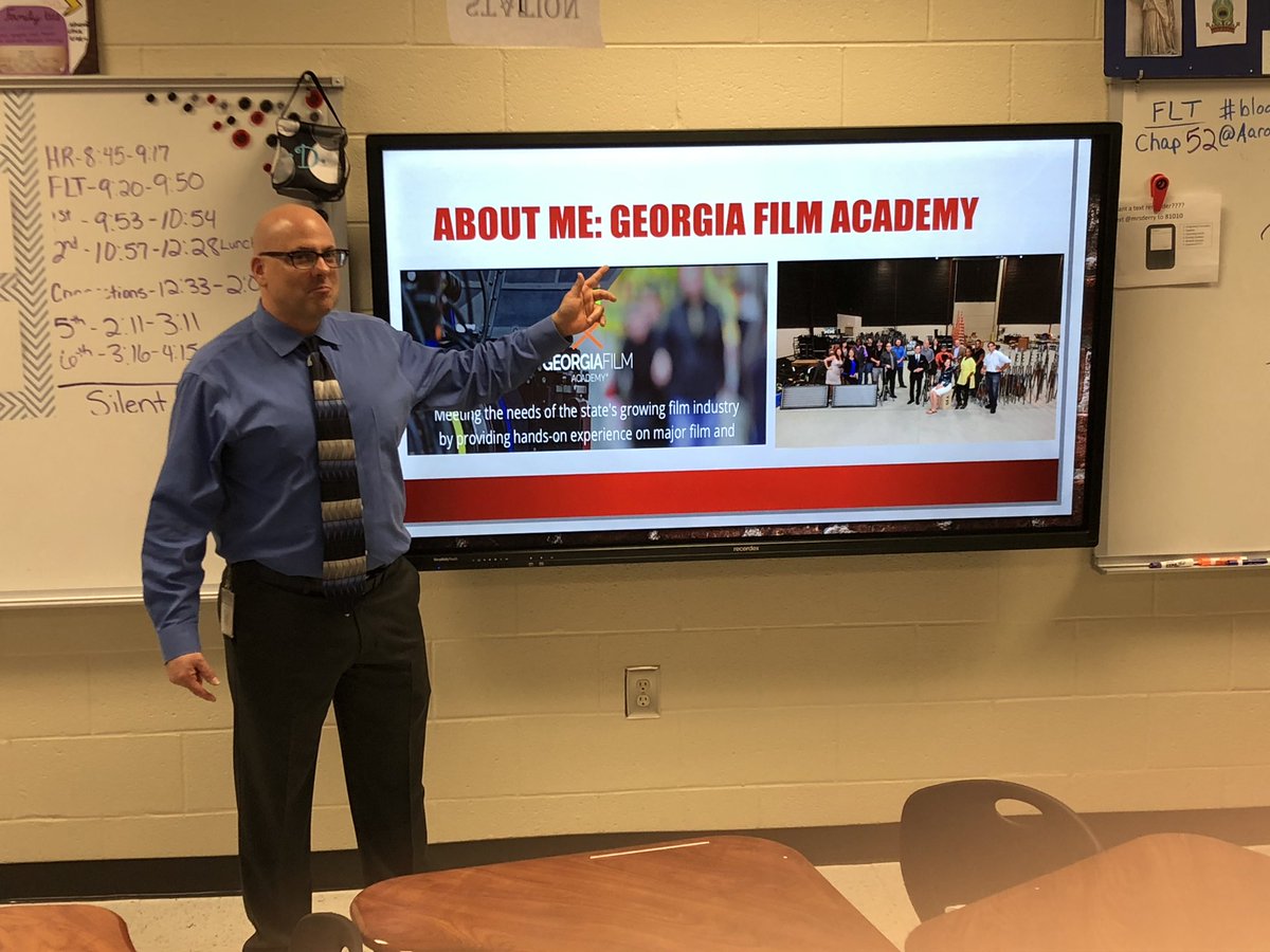 AaronHLevy's tweet photo. Thanks to @ECMSWildcats and @kimberlydeery students for reading and thinking hard bout #blooddontlie and talking Dramatic Writing w me today! @WritingWhs @GaDOEELA @GAFilmAcademy @GCTEnglish @COBB_ELA #dramaticwritingnga @ksu_ened @GLALibrary https://t.co/I0nTfPkfL0
