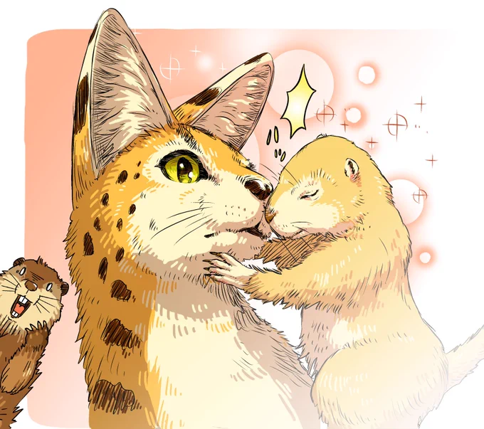 結局こうなりました #けものフレンズ 
