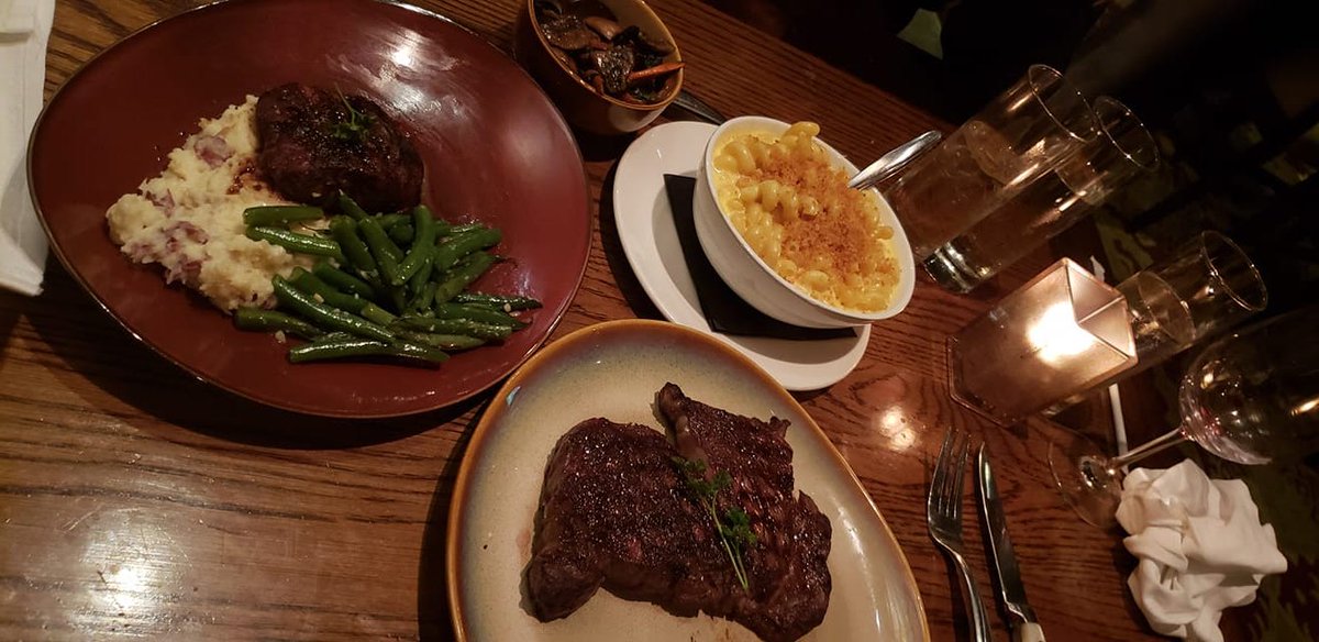 BurwellsChs's tweet photo. Happiness is...steak. We've got plenty of it to help you kick off your week. Enjoy dinner with us in at the bar or the dining room. Reservations are available on Resy. https://t.co/wrslltF6CQ
