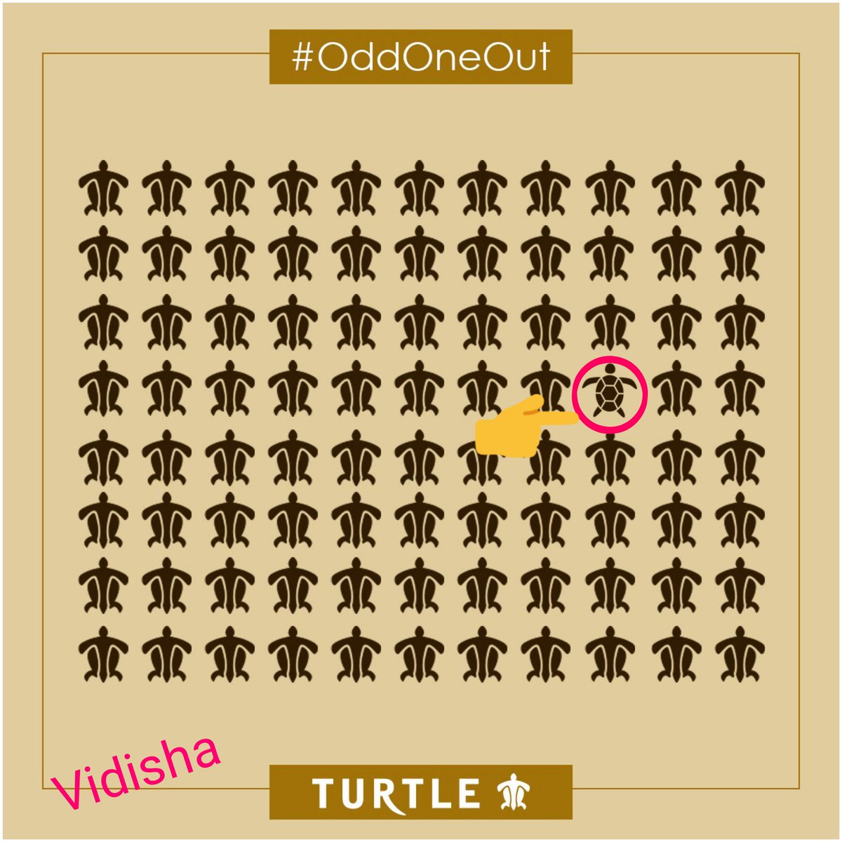Vidisha_vyas's tweet photo. @turtleonline_in Here I spotted the Odd One๐ข๐
#OddOneOut #Turtle #WhyTurtle #WhyNotTurtle #MensFashion #Contest #ContestAlert @turtleonline_in
Join in friends
@karan875
@Jaguarvivek
@HimanshuRijhwa3
@Lavannyapinky
@sreevijaya23
@prasadd203
@mayusravs
@pallavinukala
@madhu123 https://t.co/InuuHRgIln
