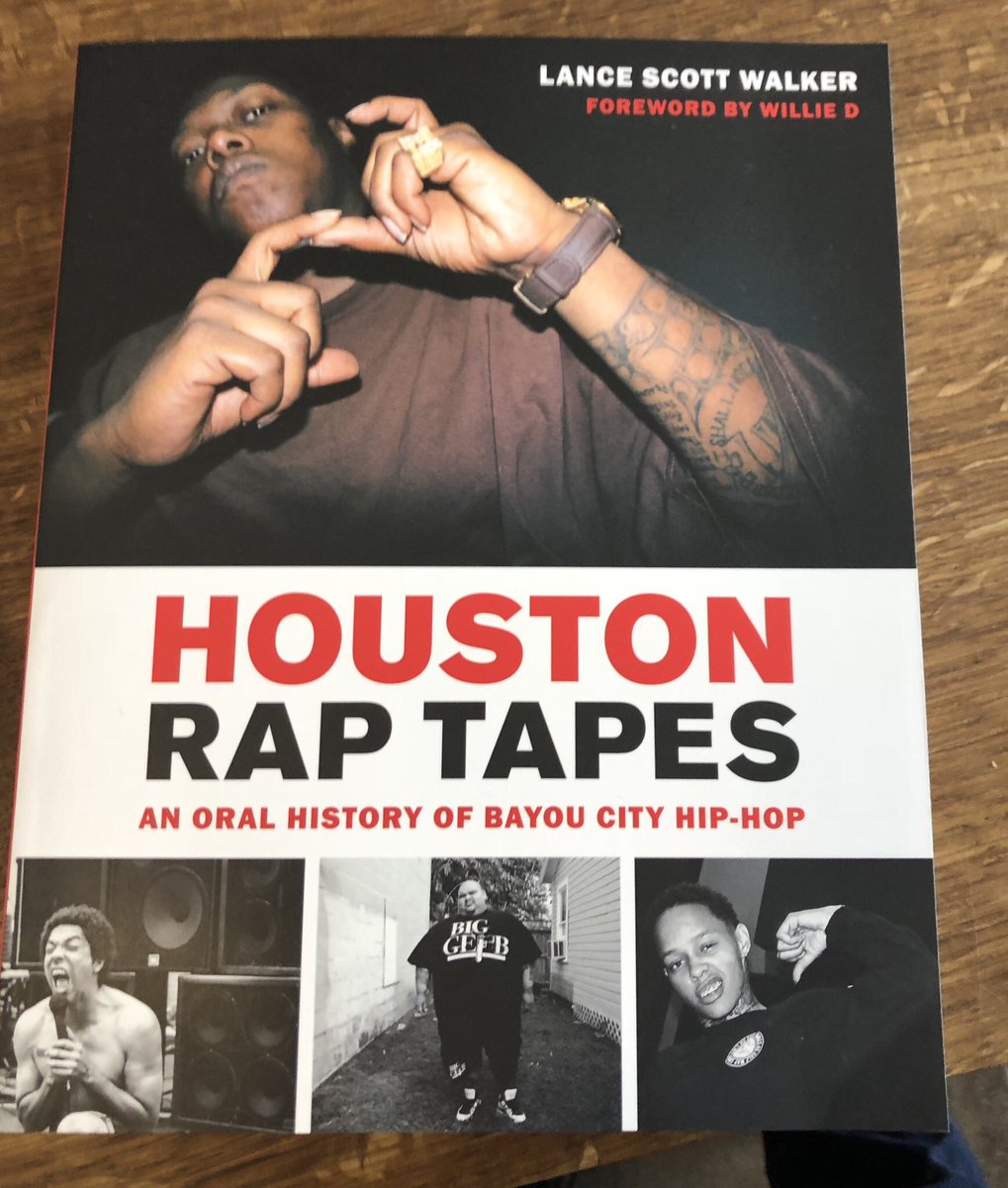 austinvivstudio's tweet photo. Picked this up yesterday and can’t wait to read it! #houstonraptapes #lancescottwalker @bushwickbillGB @WillieDLIVE @paulwallbaby @BrotherMob #htown #hiphop #houstontexas #rap https://t.co/WJNWtPYFKV