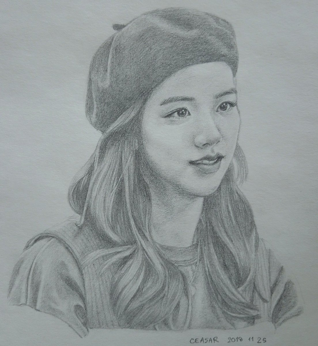 Jisoo BLACKPINK drawing