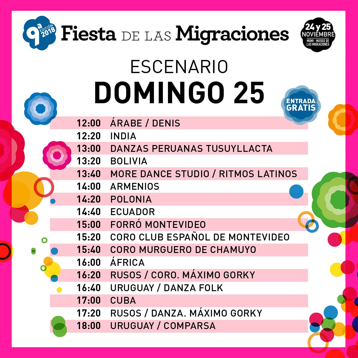 Mañana te esperamos en la <a href="/fiestamigracion/">Fiestamigracionesuy</a>