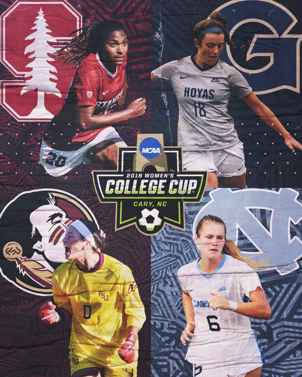 Good luck to the four heading to Cary, NC looking for that hardware!

RT <a href="/NCAASoccer/">NCAA Soccer</a>: The #WCollegeCup teams are set!

🔜🏆

#NCAASoccer