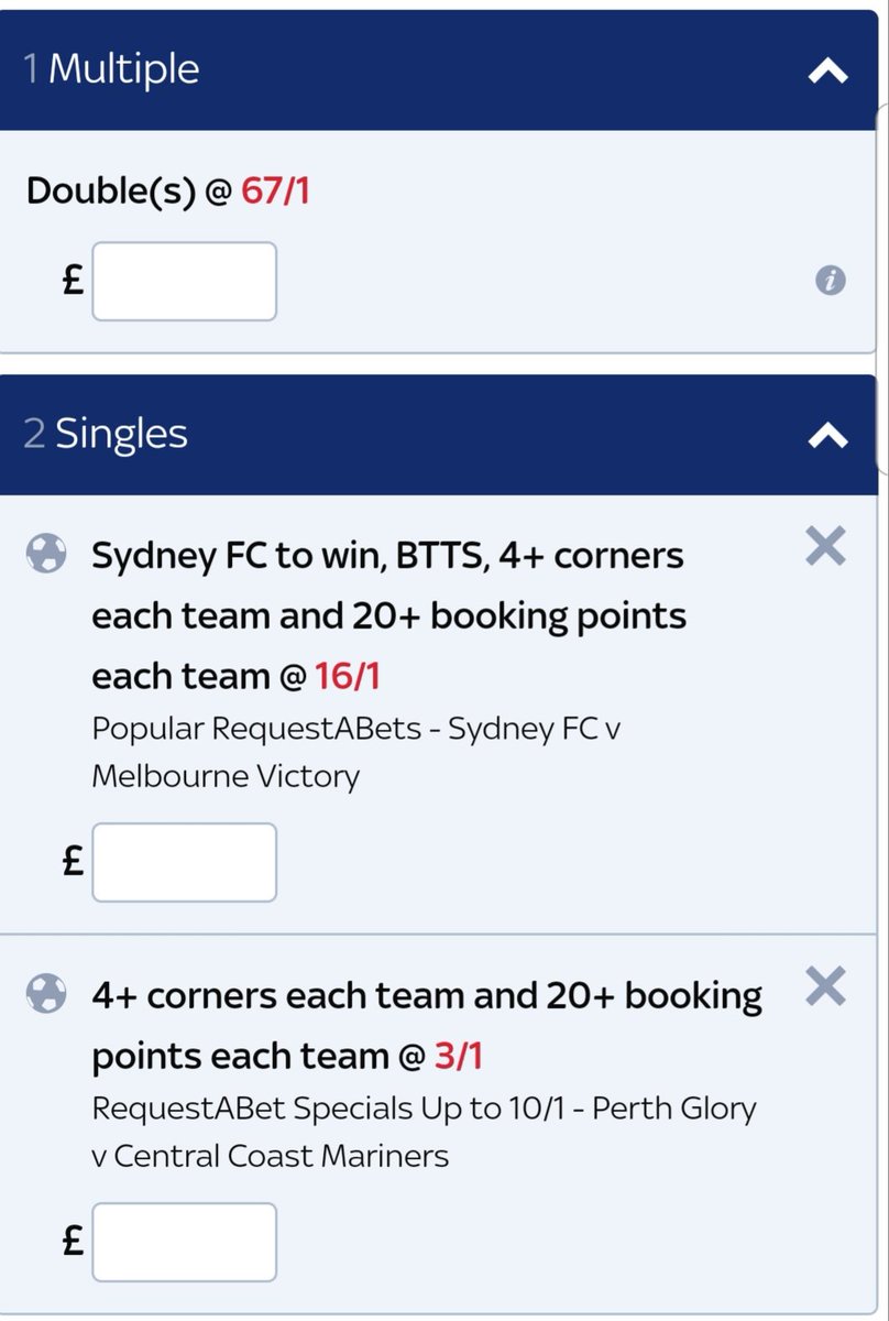 RequestTip's tweet image. Early morning Aussie double, high odds so low stakes and enjoy it.