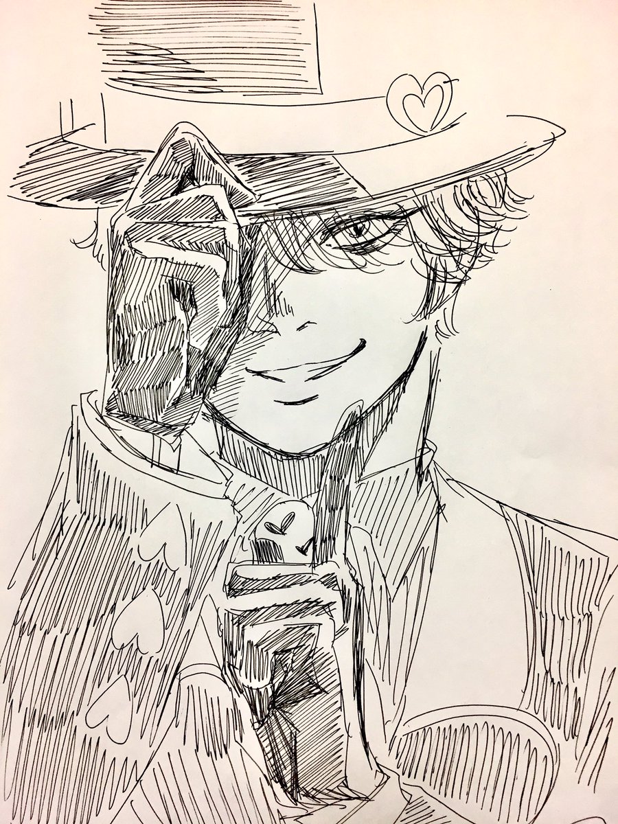 ボールペン一発描きチャレンジ
💥💥💥💥💥
😈❤️🐶 