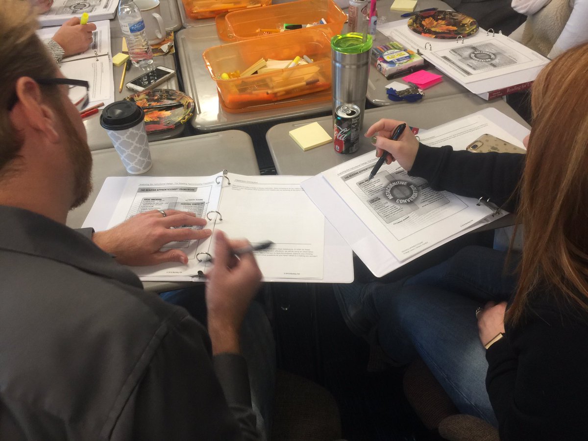bhsreadapp's tweet photo. Another strong morning of professional learning as @BerkleySchools #BHS teachers get introduced to @ReadApprentice Exploring #RAFramework and #snapshotprotocol Thanks @BerkleySchools for supporting #CoT at #BHS https://t.co/80NgAfqGGo