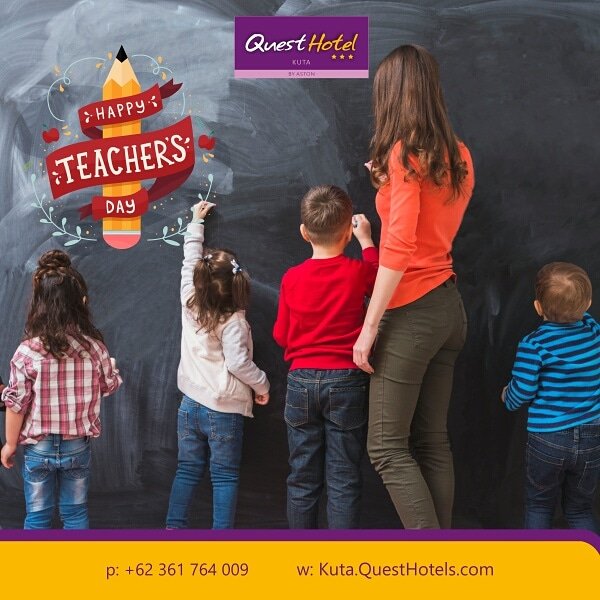 QuestHotelKuta's tweet photo. Happy Teachers Days 🙏
Quest Hotel Kuta
📍Jl. Kediri No. 9, Tuban, Kuta - Bali.
☎+62 361 764 009 https://t.co/KDYnfUafFE
#BasilRestaurant #QuestHotelKuta #ArchipelagoInternational #Discoveryourpassion #QuestHotels #tripadvisorgrowth https://t.co/lGutF1a33z