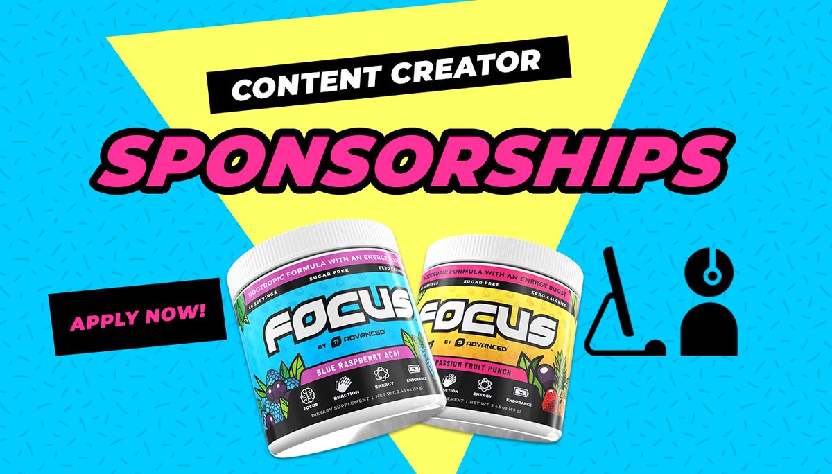 ADVANCEDgg's tweet photo. We're now accepting sponsorship applications for #Streamers, #Youtubers, and more!

*Applications will be open for a limited time only

Apply here 😎 👉 https://t.co/I4XyjQz1MY https://t.co/Tgg23u5nN5