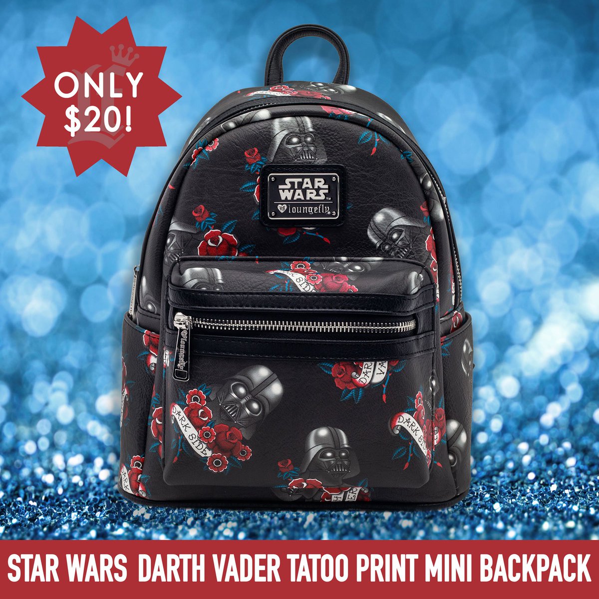 Loungefly Star Wars Tattoo Vader Backpack STBK0449-  main image 2