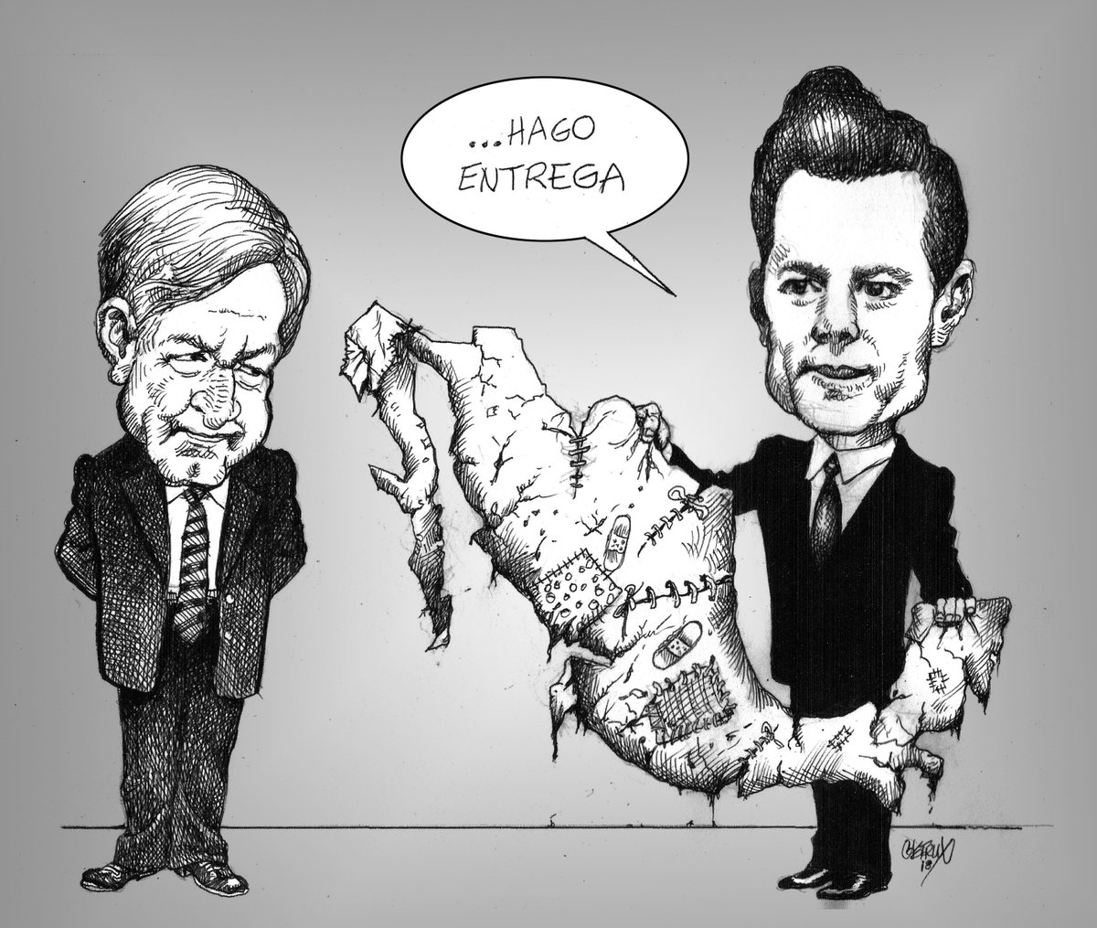 Cartón de Castrux, decano de los caricaturistas mexicanos!!!!