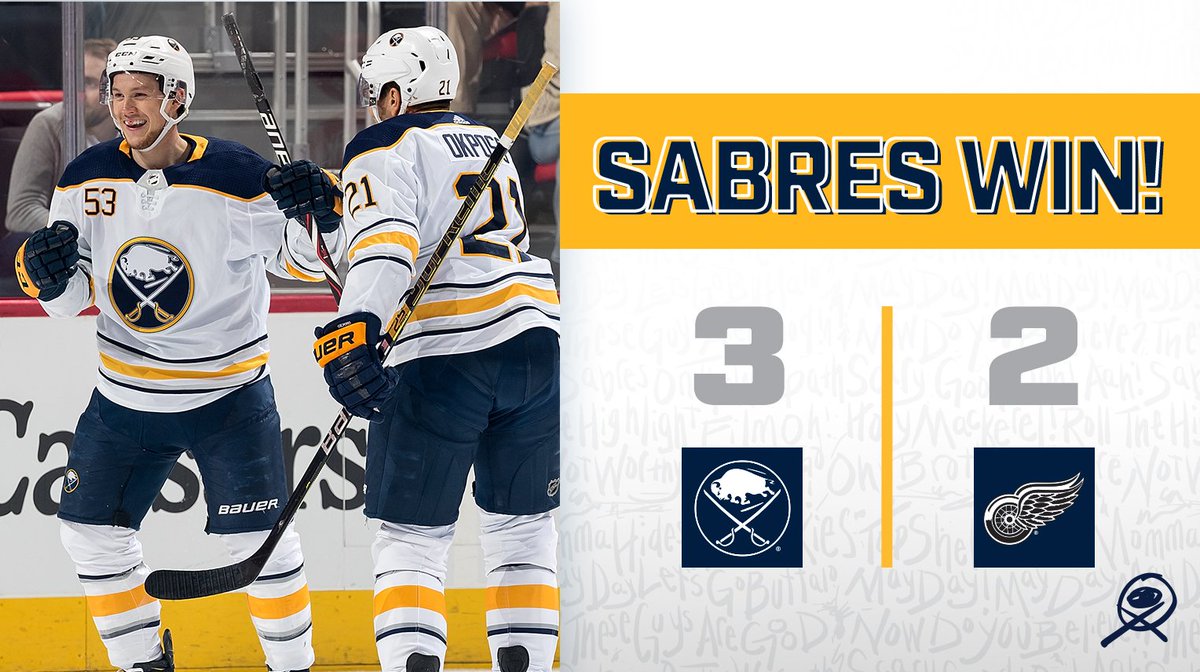 DO YOU BELIEVE IT!?

NINE IN A ROW!!! 👏

#LetsGoBuffalo ⚔️ #Sabres

See everyone Tuesday at <a href="/KeyBankCtr/">KeyBank Center</a>: bufsabres.co/hfctw