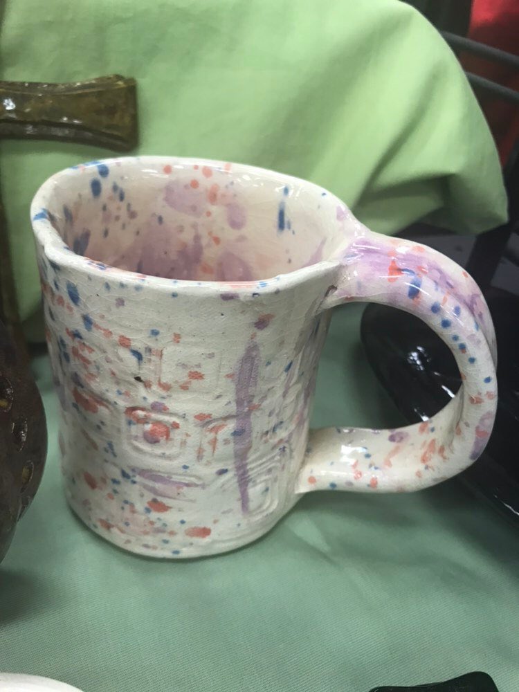 DrietzLaura's tweet photo. Excited to share the latest addition to my #etsy shop: Pastel Splatter Glaze Mug #art https://t.co/M7IPVcApAp https://t.co/hFzuEj9sNz
