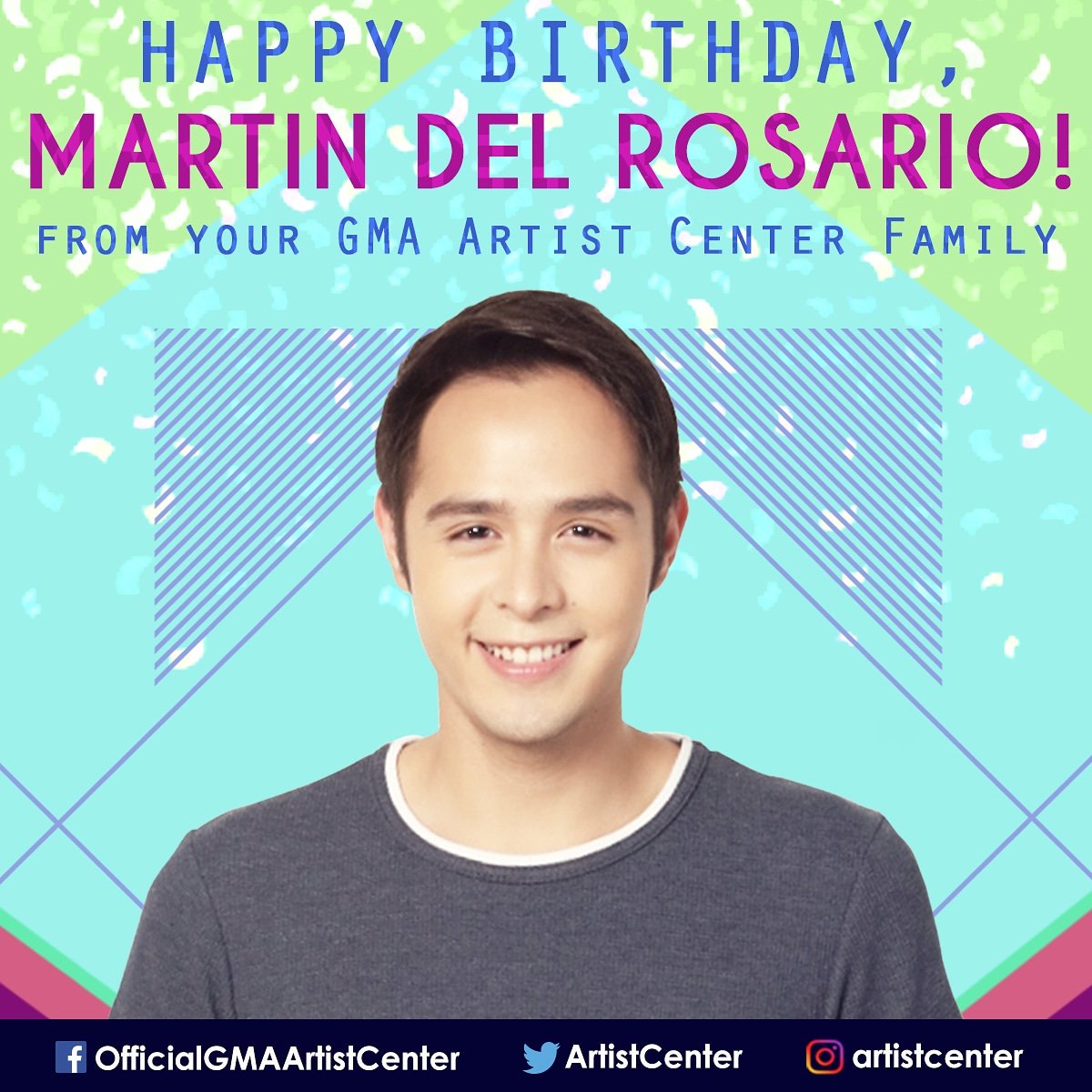 Happy Birthday, Martin Del Rosario! We hope all your birthday wishes come true!     