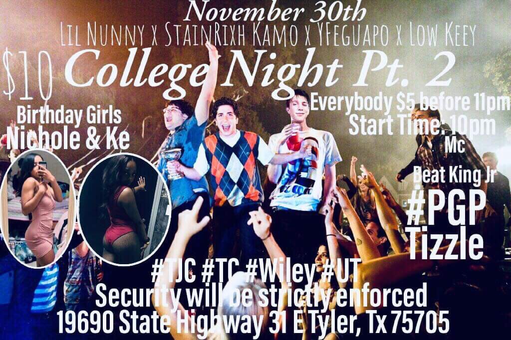 RoniiiMonroe's tweet photo. #CollegeNightPt2‼️‼️💪🏾

major Major play 

Come Join #PGP Next Weekend in Full Effect 🤪 
#CollegeNightPt2

#PGP
#LilNunny 
#Tizzel https://t.co/lZfQHpq05r