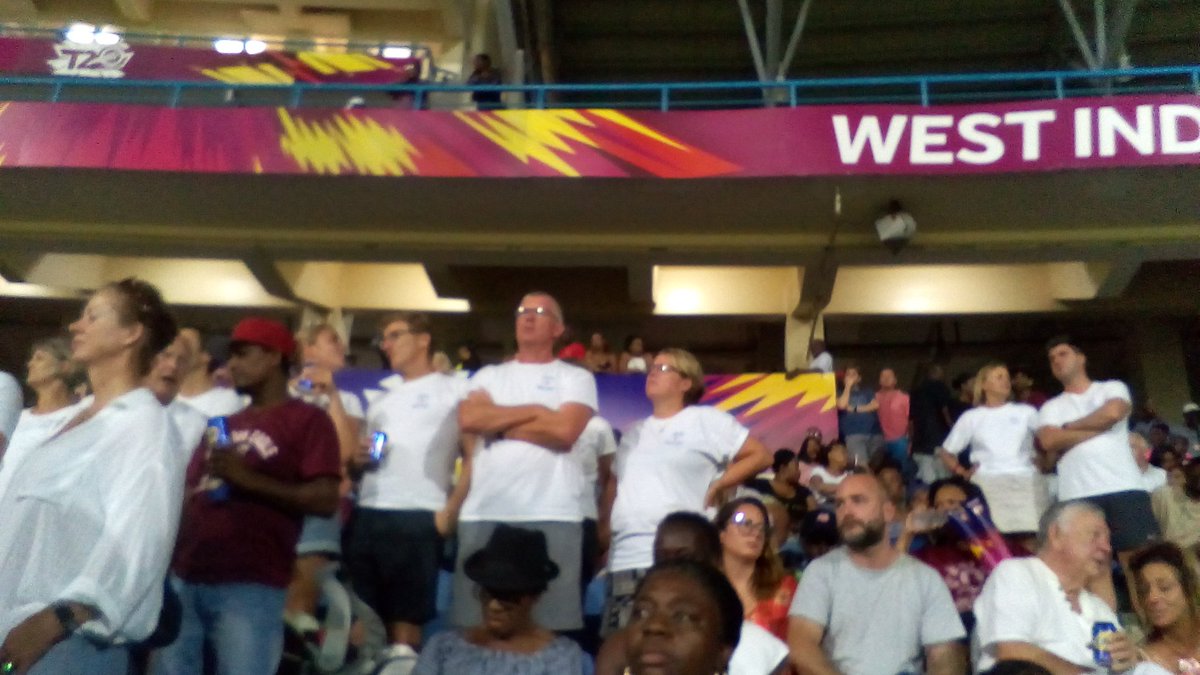 MorvinWilliams's tweet photo. #WT20 england fans on their feet support for the winners or disbelief? Make your pick! https://t.co/t7U7pm9aZF