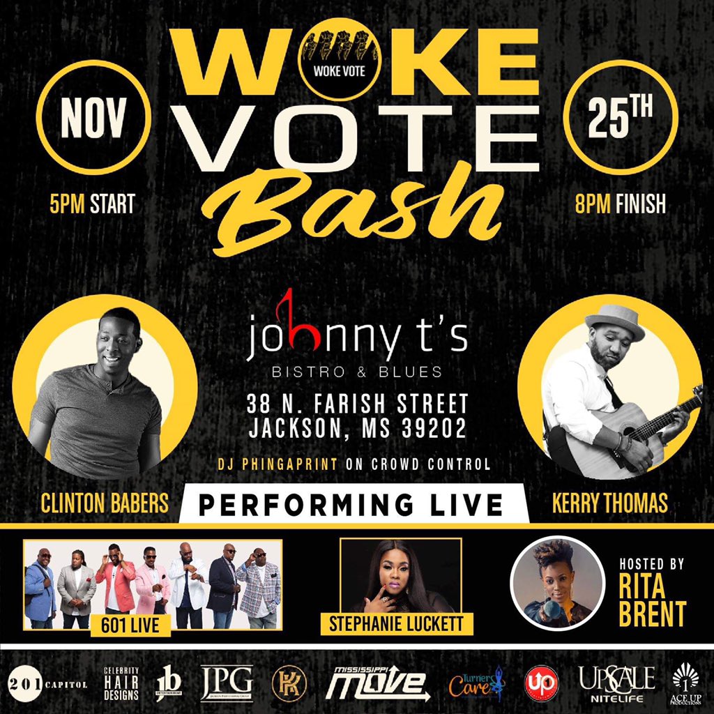 DannyDGlover's tweet photo. Mississippi is WOKE &amp; WORKING! Tell a friend, to tell a friend....✊🏾#WokeVote #RighteousVote #BlackVotes #MSPol #MSRunOff #WeComingForIt #Nov27 https://t.co/NPEnzUcmFZ