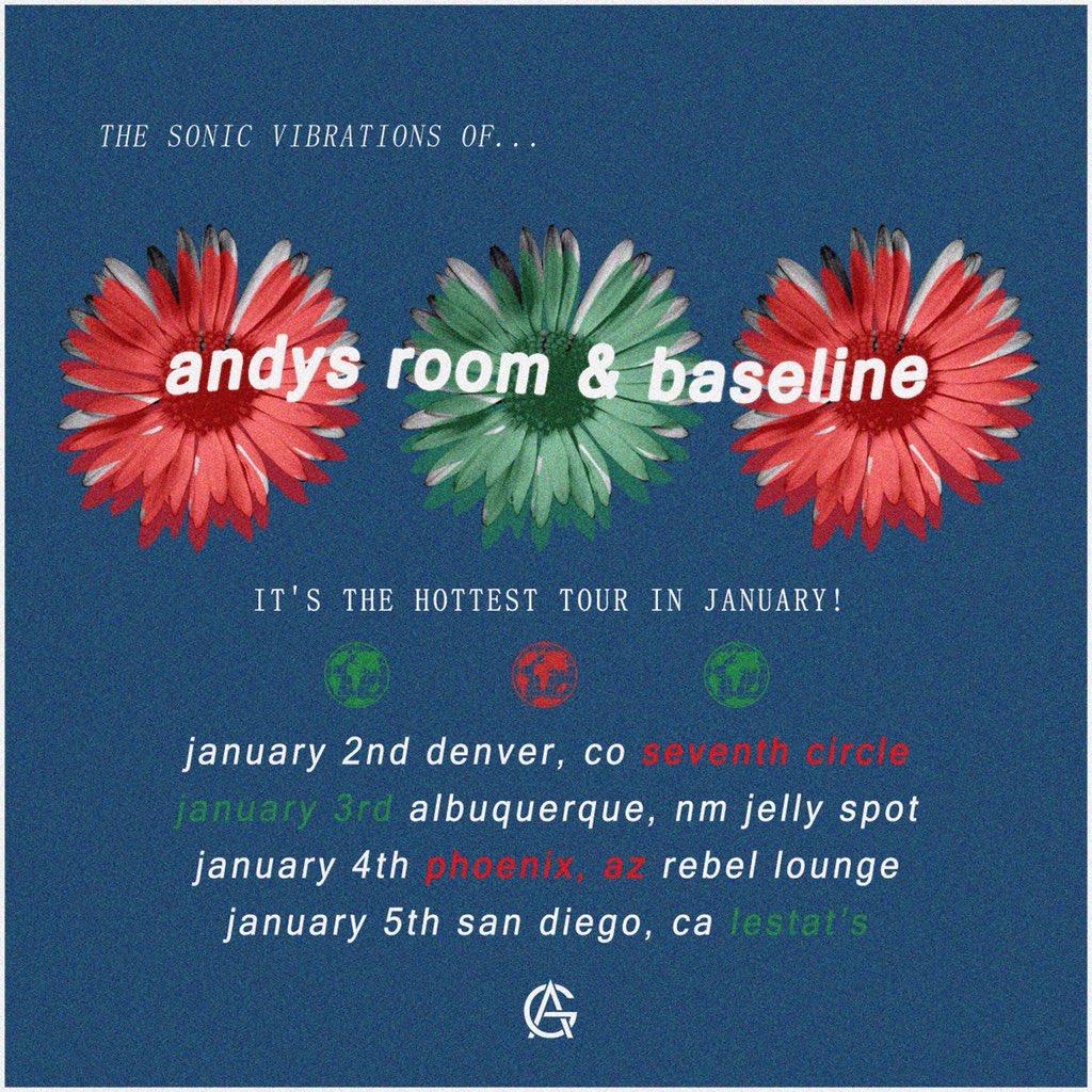 🏁SHOWS SHOWS SHOWS🏁 
Get to one!! This is how our 2018 is ending &amp; how we’re going into 2019! We’re sharing it with some amazingly talented friends all around, so we hope you won’t miss out ✨
ALSO: We might have a track or two to share with y’all next month... 🤔🤪 #GetStoked