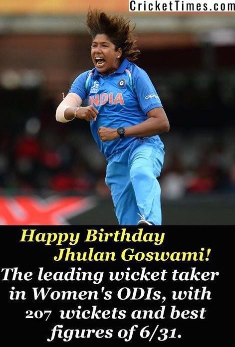 Happy Birthday, Jhulan Goswami  
