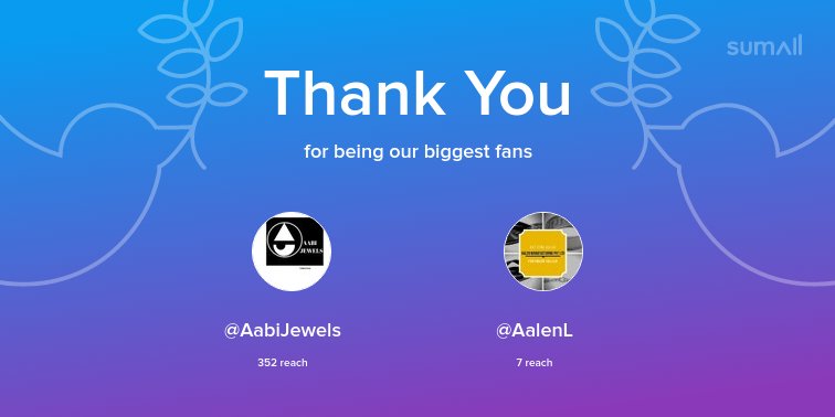 JeweleryInforma's tweet photo. Our biggest fans this week: @AabiJewels, @AalenL. Thank you! via https://t.co/yOLR8xi0Kr https://t.co/48DBqQaS73