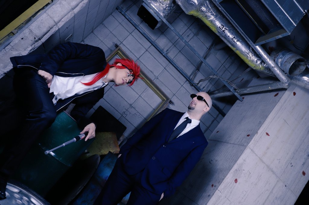 a_amekamoyo's tweet photo. 昨日のFF7併せでレノ&amp;ルード

リアルな身長差さがめっちゃ良かったぞ、と➰😏

レノ @a_amekamoyo
ルード @CMOSsPhoto 

photo:@ffr526 https://t.co/1AlxAAICZV