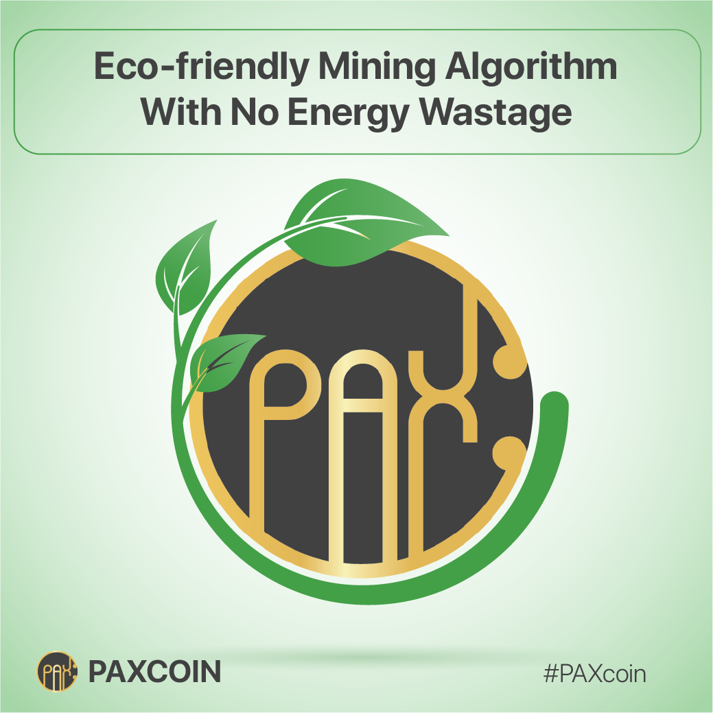Pax__Coin's tweet photo. PAXCoin eco-friendly algorithm that prevents unnecessary power wastage and the waste of resources due to garbage block because there is a preventive effect by eliminating the income earned by large miners. #PAXCOIN  #blockchain #currency https://t.co/npI0M5HNkJ