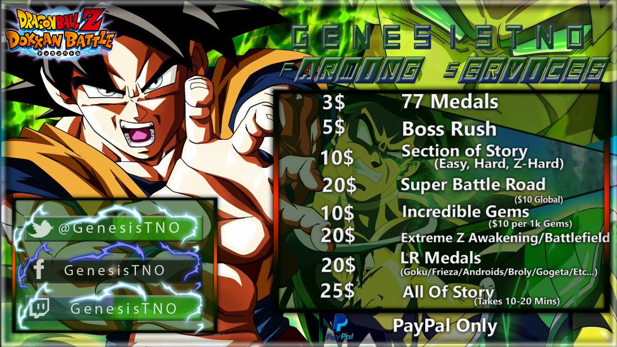 CaitViWhore's tweet photo. FARMING SERVICES: available 24/7 
BOTH IOS &amp;&amp; ANDROID
JP &amp;&amp; GLOBAL 

Full Story takes 10-30 mins 
LR Frieza/Goku/Trunks/Vegeta takes 15-30 mins

Fill Out Form ---> https://t.co/LT5qf9bs2V

Message me https://t.co/KF5UXvCQ1a