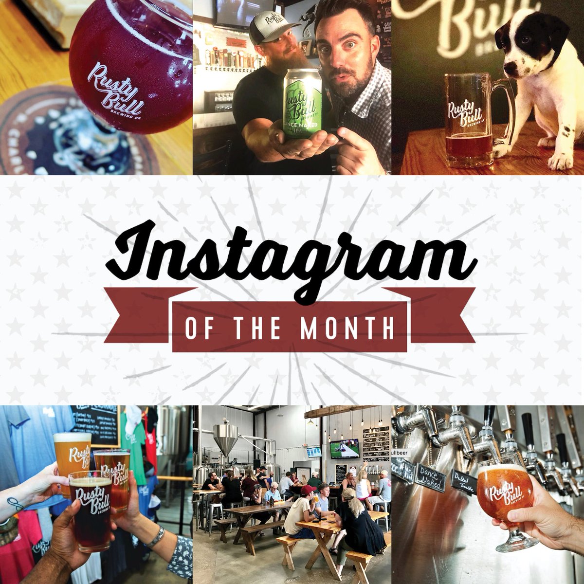 RustyBullBeer's tweet photo. There is just one week left to share your pics on Instagram from the brewery for your chance be our Instagramer of the Month. Use #RustyBullBeer when posting your pics for a chance to win a $50 Gift Card. Winner will be announced the first week of December. https://t.co/NMMVvFgWrr