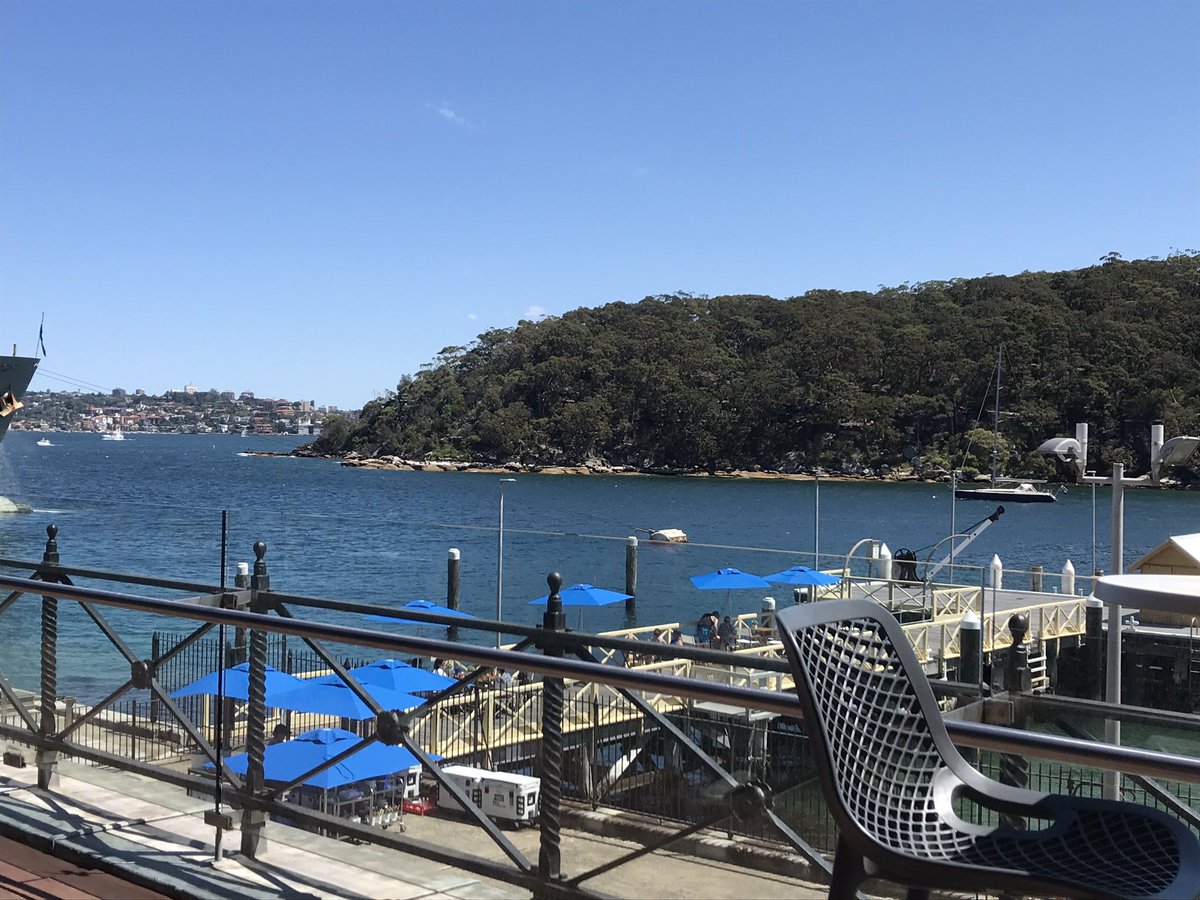 aussiemoose's tweet photo. So this is the view for lunch #birthday #ChowderBay https://t.co/0AbCmoA5u2