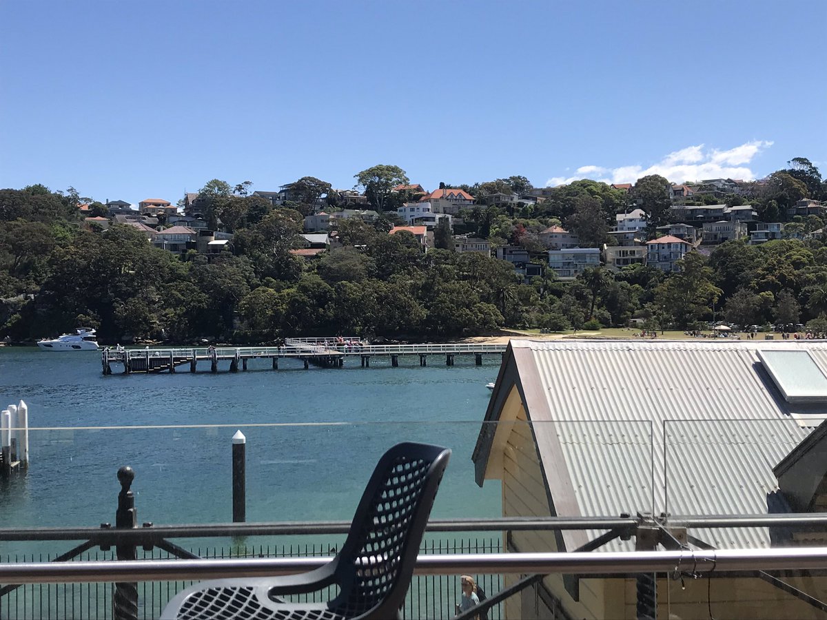 aussiemoose's tweet photo. So this is the view for lunch #birthday #ChowderBay https://t.co/0AbCmoA5u2