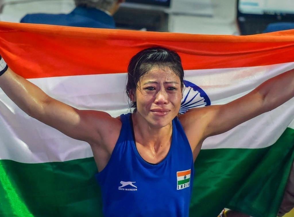 anusuyakhasba's tweet photo. #MaryKom !!!! You the woman!!!!! Congratulations to being the first woman to win 6 World Championships !!!!
#proud #proud and only #proud https://t.co/SZpfR1TgFv