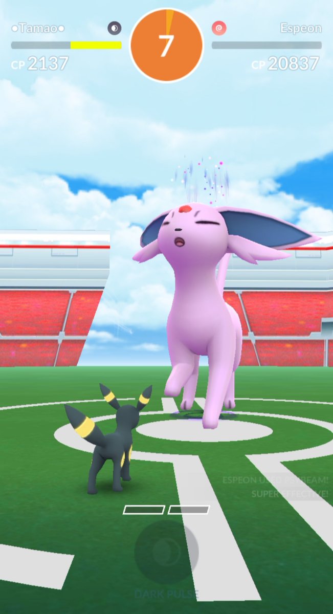 TomButters5's tweet photo. Did a couple of Level 3 solo challenges today to keep ticking them off the list! Espeon was a bit of a Challenge! I love solo raids. #PokemonGo #soloraiding https://t.co/2W0KLE2nyT
