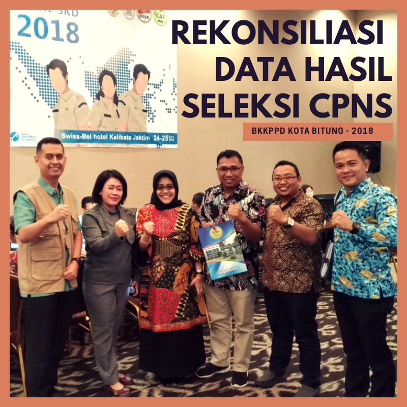 BkppdK's tweet photo. Selamat Siang Semesta
Hari ini Kaban BKPPD dan Kasi Pengadaan beserta mimin selesai Rekon Data Hasil Seleksi CPNS 2018;
So.. buat teman2 peserta sabar yoo menunggu Pengumuman SKB yg "Coming Soon"
Ttp semangat di November ceria 🤗 https://t.co/aDjDJ5Las8