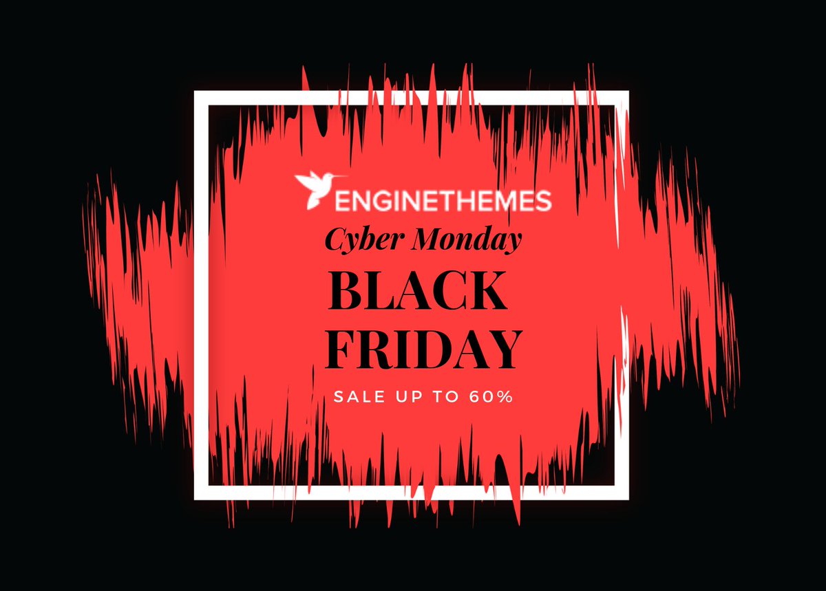 It's that time of the year where you will get the best products at the cheapest price. Hurry up! The clock is ticking! 
➡ bit.ly/CyberEngine