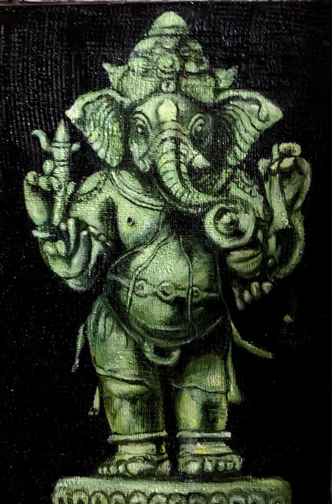 VKNarts's tweet photo. Hello friends, I have developed an art form on textured canvas, Wave and Rhythm. Currently displayed at Kala Spandan Nehru Centre https://t.co/z89M3JwpwJ