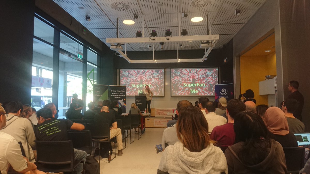 GTTVappliance's tweet photo. At #sydney #blockathon watching @PozzoCeline pitch https://t.co/RizrPF6UL7