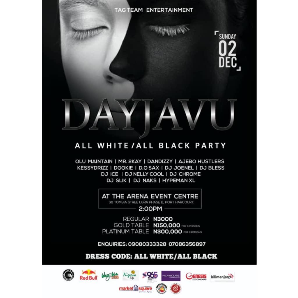 TutuAbbey's tweet photo. December 2nd is booked! Have you marked your calendar people! Where would you rather be?? All white/All black party! Stay neutral baby 😍😍😍 #dayjavung #TagTeamEnt @dayjavung https://t.co/2737p8Pze9