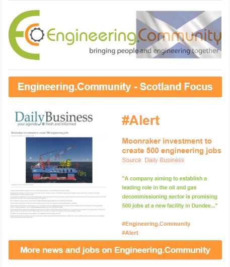EngineerComm's tweet photo. https://t.co/NpsnDql60O - #Scotland #Focus

#Alert: Moonraker investment to create 500 engineering jobs
Source: Daily Business
https://t.co/tJqTmEy4Y0

Join: https://t.co/NpsnDql60O

#Engineering
#Moonraker
#ODS
#Dundee

#RT https://t.co/A7JHw54ZF8