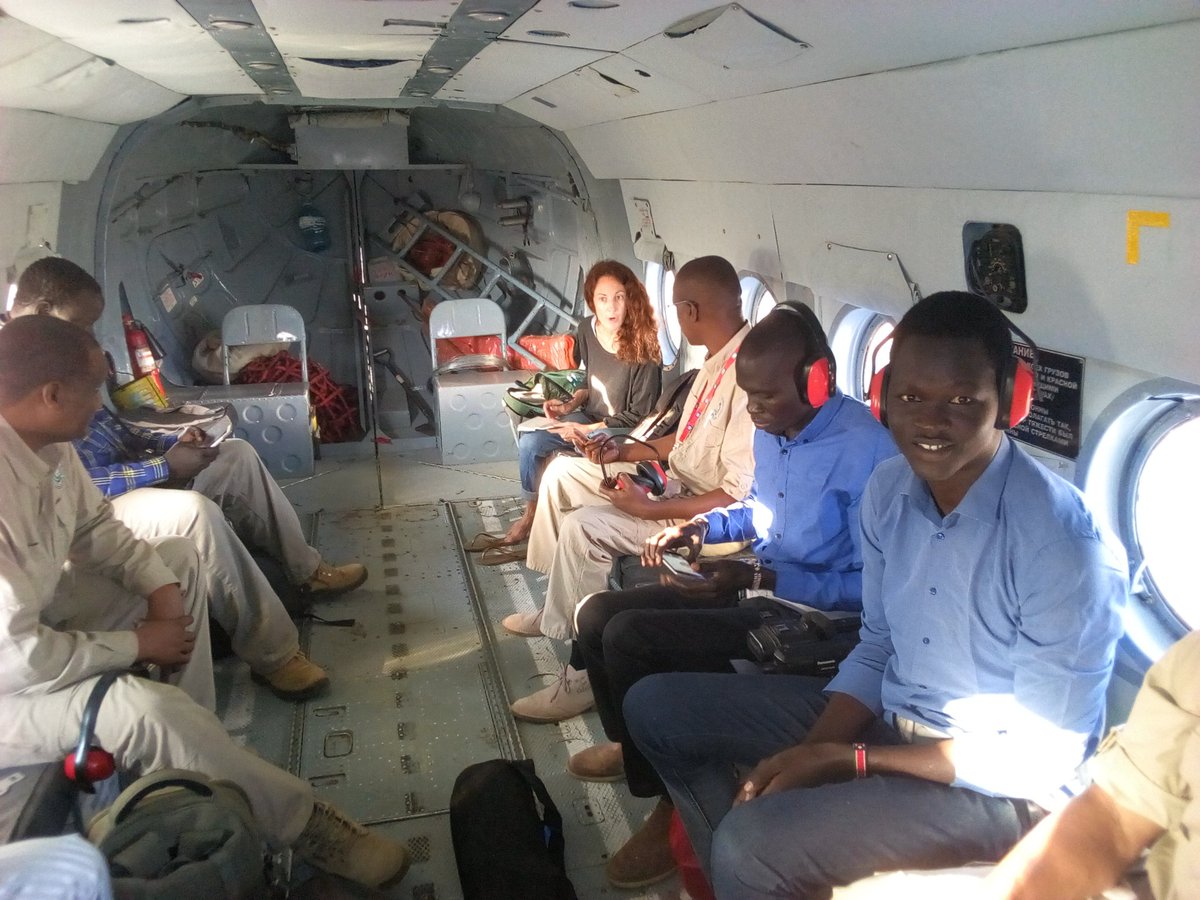 ayuel_chan's tweet photo. Pics: The delegation to Wau from @CTSAMM_SSudan was led by @MichealAlexander @ctsamvm Senior military advisor #SPLA_IO, #SSOA, #Govt reps & #4Journalists
@Keane162005 @SAMIRBOL #SouthSudan #Ceasefire #Wau https://t.co/4AGn8MpvKo