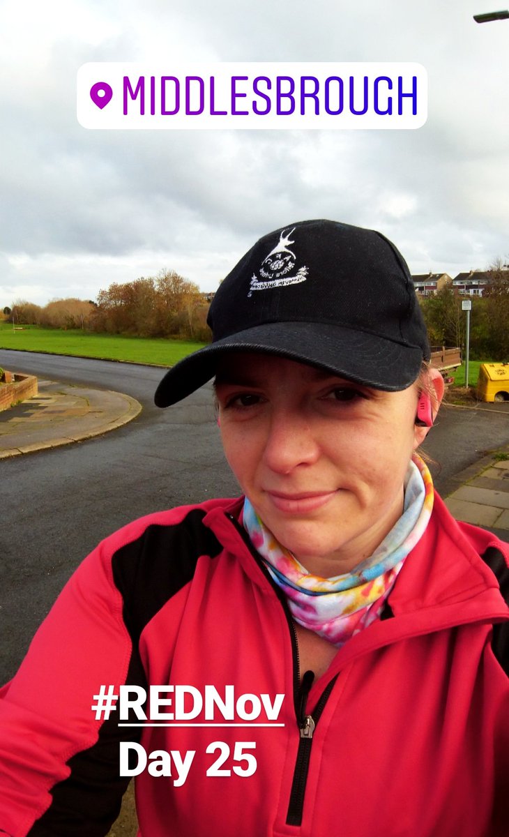 katiepeal's tweet photo. I've got a cold and feel like 💩 but I still did it 🤩 

#REDNov Day 25 #BoroEdition https://t.co/8RSi7Xk4EY