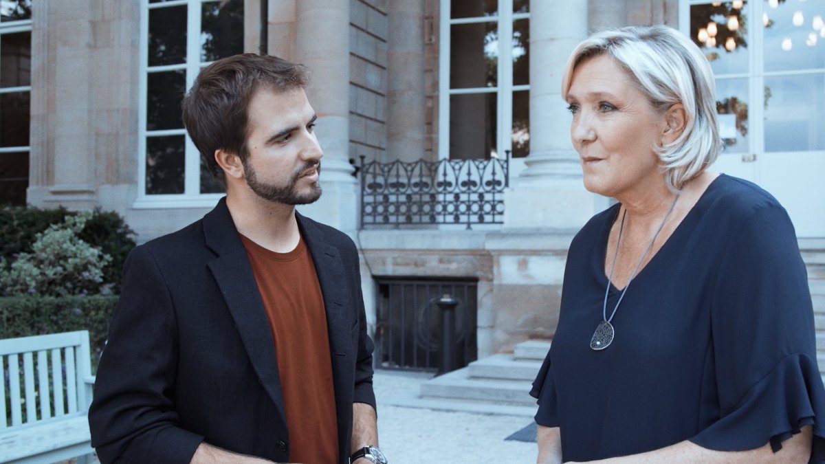 som3cat's tweet photo. El fenomen el fenomen de la ultradreta a França, a @quatregatstv3. @RicardUstrell  conversa amb la líder del Front Nacional, Marine Le Pen. 
🕥 Avui, a les 22.40
➡ https://t.co/wHUBEdgKqi https://t.co/lIiqFAYOkj