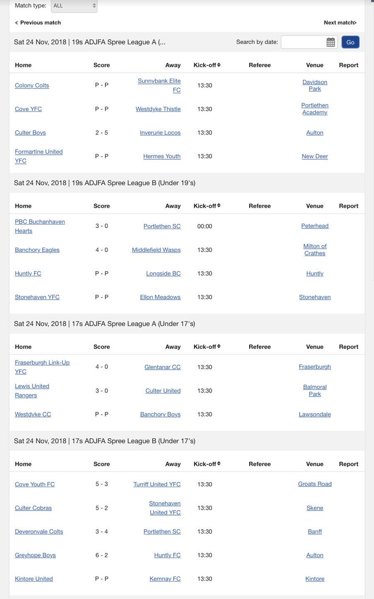 ADJFA_Updates's tweet photo. Results from Saturday. If you had a game make sure to let us know how you got on! https://t.co/FAToWMcIXT