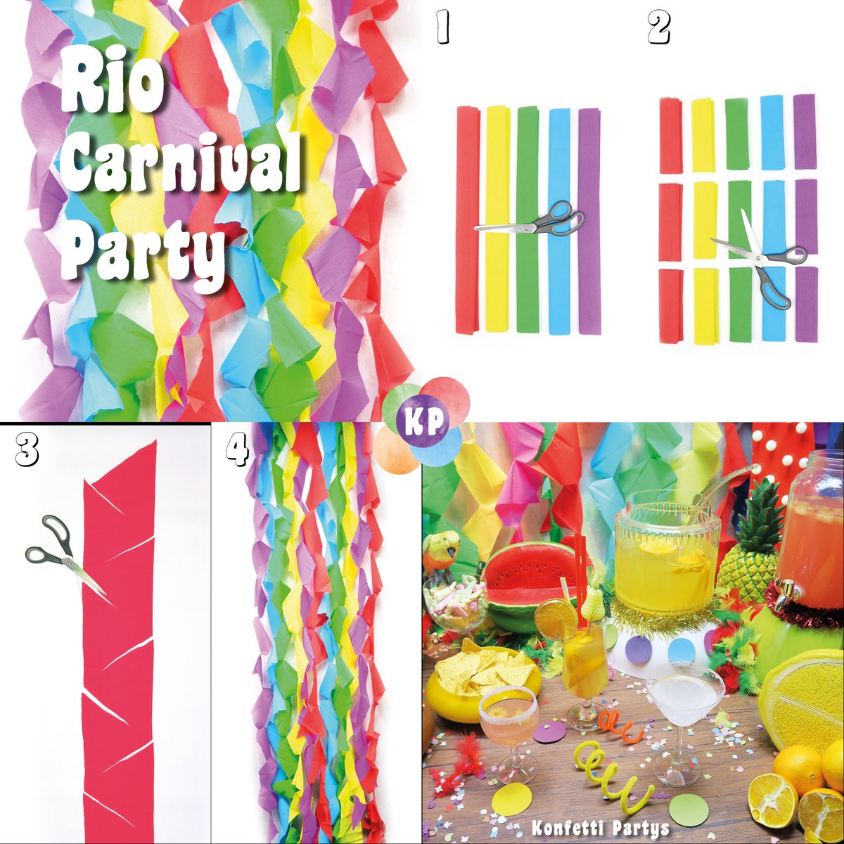 KonfettiPartys's tweet photo. Rio Carnival Party DIY #carnivalrio #rioparty #carnivalparty #brazil #brazilparty #karneval #carnival #brasilien #brazilcarnival #konfettipartys #party https://t.co/YkSQDycC1m