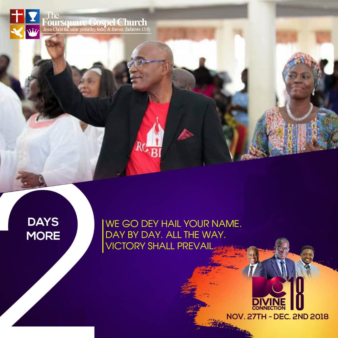 FoursquareGhana's tweet photo. Don't be left out at this year's DIVINE CONNECTION.
Theme is BY MY SPIRIT- Zech 4:6
November 27 - December 2
#DivineConnection2018
#FgcGh
#ByMySpirit https://t.co/H2KOhCzx5p