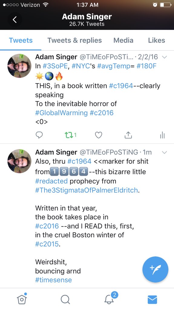 4️⃣ #climatechange prophecy from #3StigmataOfPalmerEldritch

1️⃣&3️⃣ redacted #prophecy from
from #c2015, concerning the space betw #c1964 & #PKD's vision of #c2016. 

2️⃣ closeup, with #FameFilter,
on #KennedySilverHalfDollar
& #trumpCoin (minted in #c2018).
