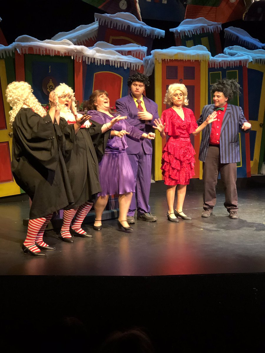 TKS1949's tweet photo. A Dickensy Seuss show is quite the gig...as you can see it requires many a wig!
A #Seussified #Christmas Carol runs through Dec 2.
Get your tickets at the Rotary Centre for the Arts box office! #kelowna  
https://t.co/7sqwV9tdCG https://t.co/C8Pqi1ShOc