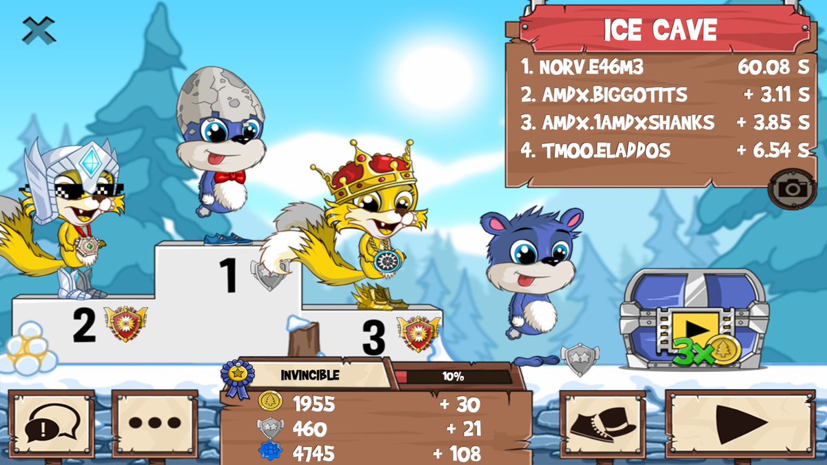 Lookin4Smoke's tweet photo. I just beat a golden fox! #funrun2 https://t.co/Q1iKSul93v